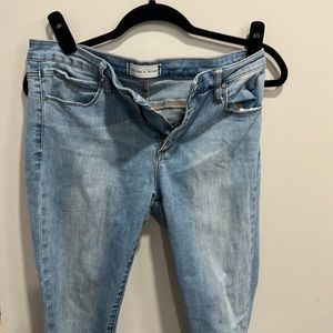 Articles of Society jean with frayed gen bottom size 30.